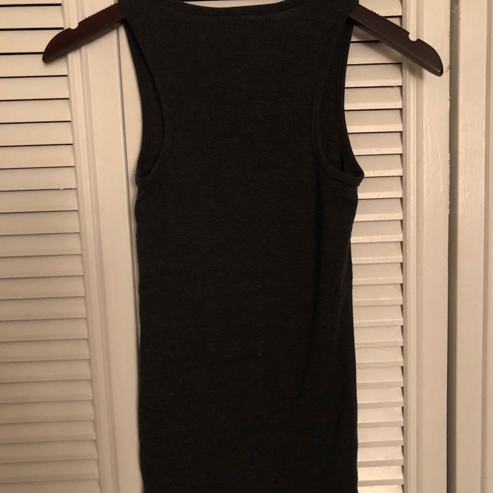 Gray Ribbed Tank - Picture 4 of 4